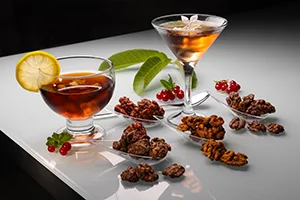 noix-aperitives Noix apéritives, nouveauté Domaine de Bequignol, artisan chocolatier en Dordogne