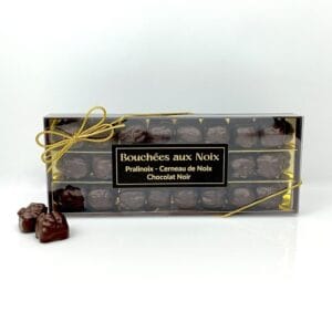 Bouchées aux noix, boite de 24 chocolats